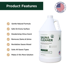 Northwood Sauna cleaner concentrate being measured for more solution