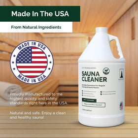 Northwood Sauna cleaner revives and refreshes sauna wood