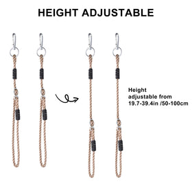 NOSTIFY heavy-duty nylon rope strap ensures sturdy swing or hammock mounting