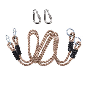 NOSTIFY swing extension strap around a tree branch enabling quick outdoor hanging