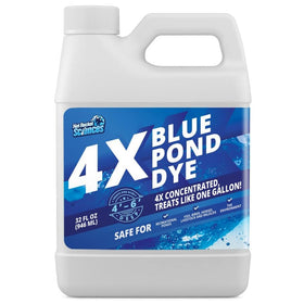 Not Rocket Sciences 4X Blue Pond Dye being poured along the edge for quick color change.
