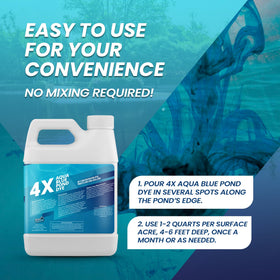 Not Rocket Sciences Easy edge-to-edge application for simple pond maintenance