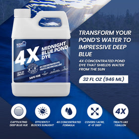 Not Rocket Sciences blue pond colorant delivers lasting color for vibrant pond aesthetics