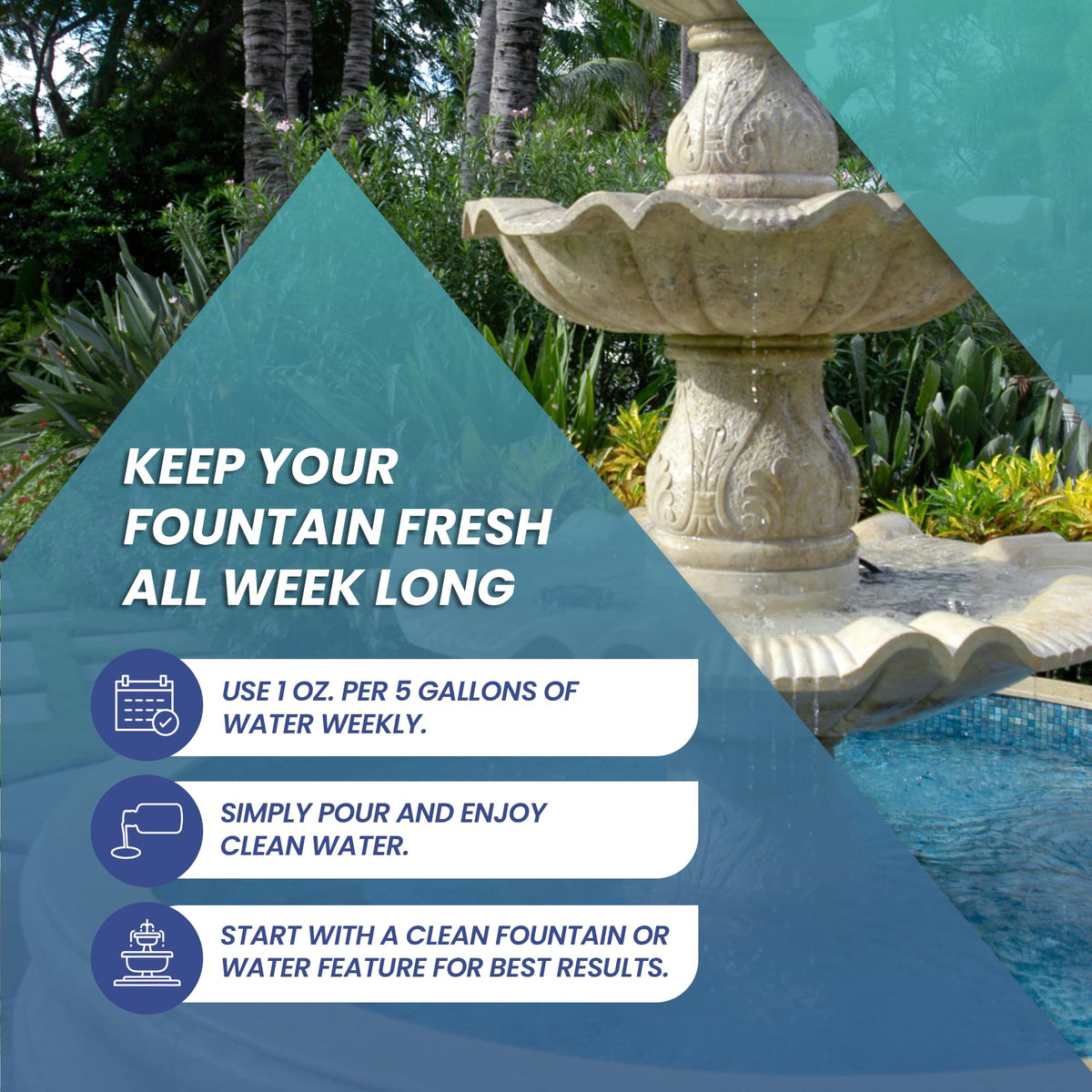 Not Rocket Sciences prevents dirt buildup and clogs in garden water features