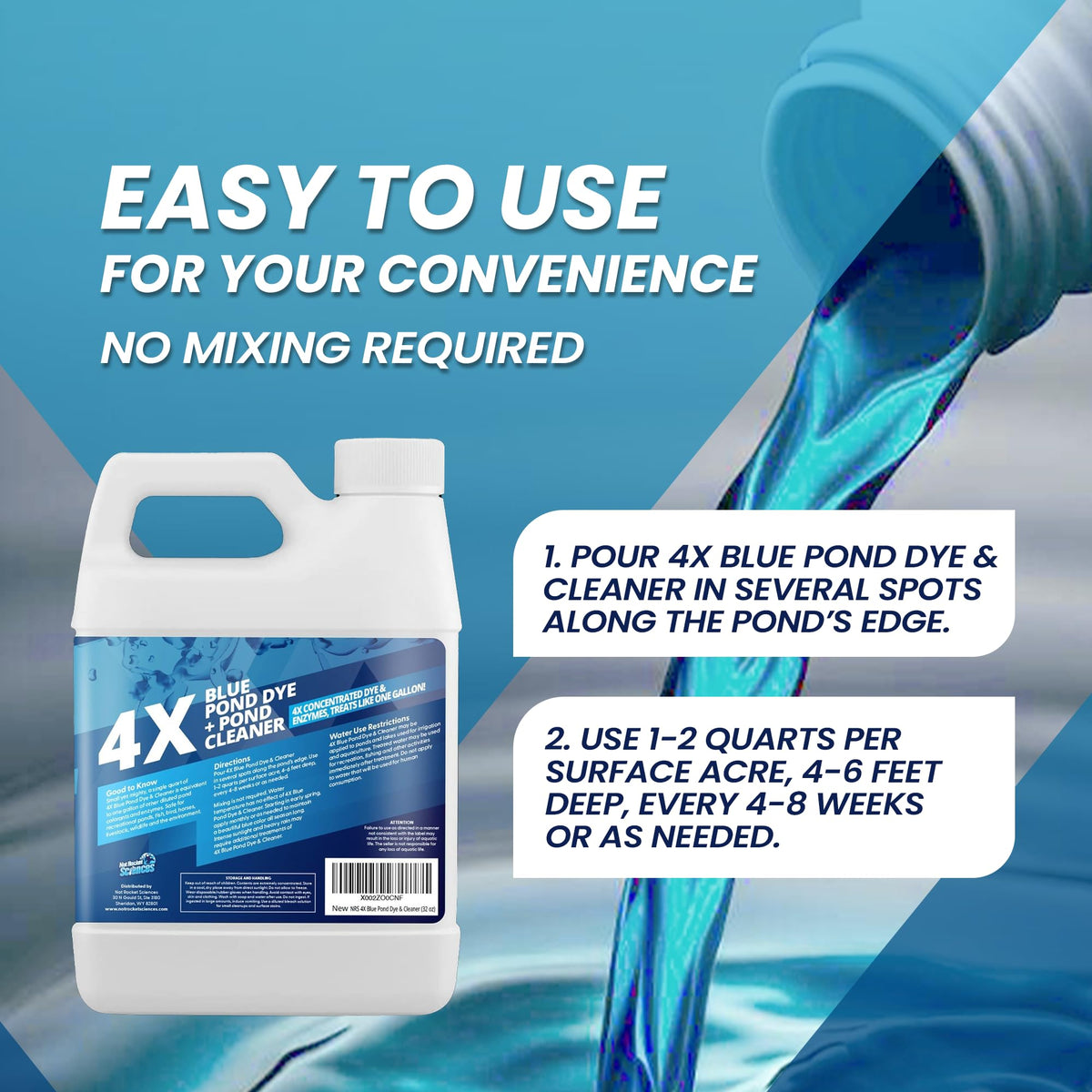 Not Rocket Sciences easy edge application for even color around pond.