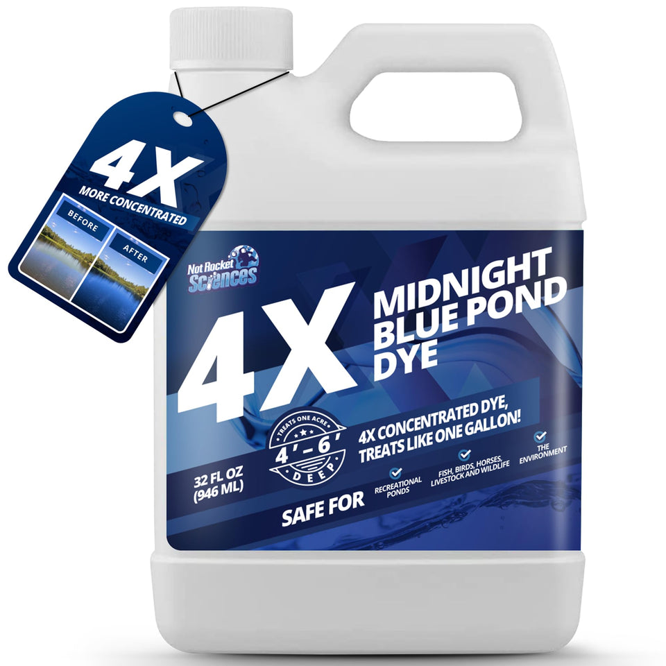 Not Rocket Sciences Midnight Blue Pond Dye 4x concentrated for instant deep blue water color