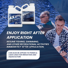 Not Rocket Sciences Midnight Blue enhances pond color for viewing and wildlife enjoyment.