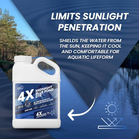 Not Rocket Sciences Midnight Blue enhances wildlife-friendly water aesthetics.