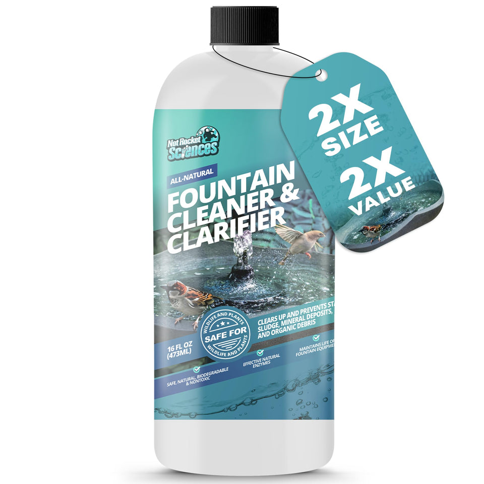Not Rocket Sciences water fountain cleaner bottle pour for easy application