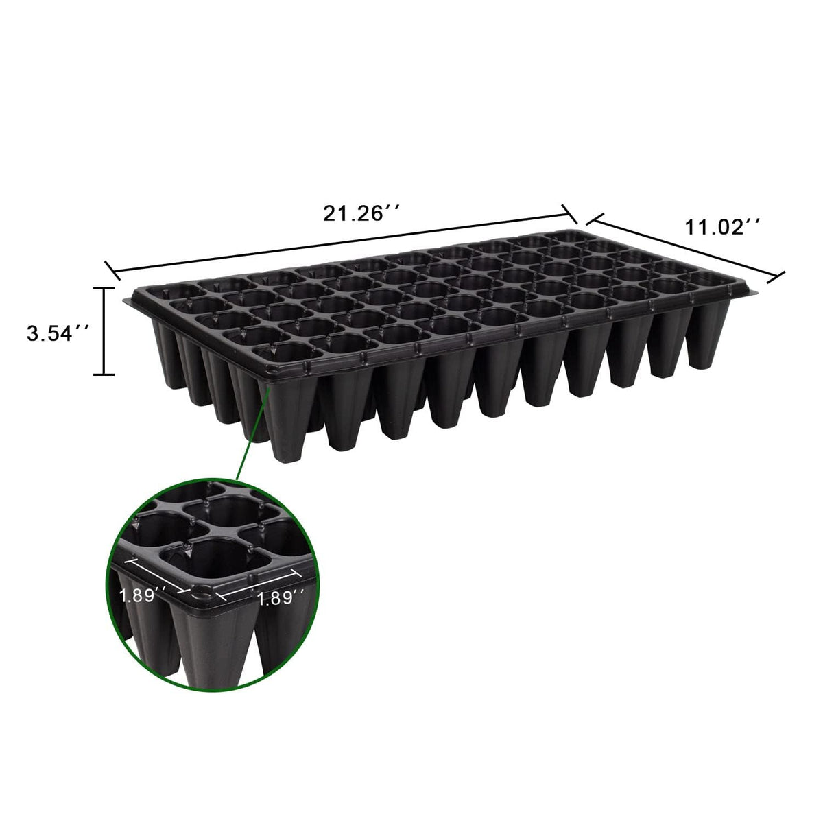 NOTHERS pack of 10 thick trays designed for long term nursery use