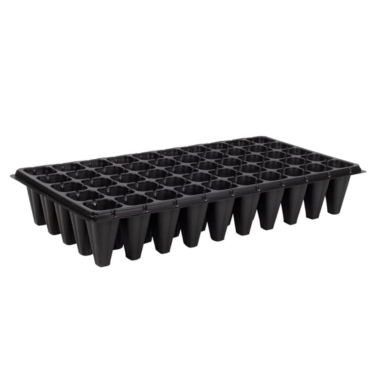 NOTHERS RooTrimmer 50-cell tray closeup shows deep cells for larger soil volume and robust seedlings