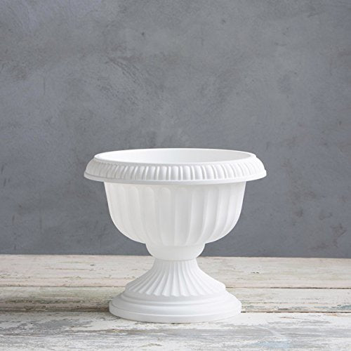 Novelty Root & Vessel Urn close-up highlights lightweight, durable plastic construction.