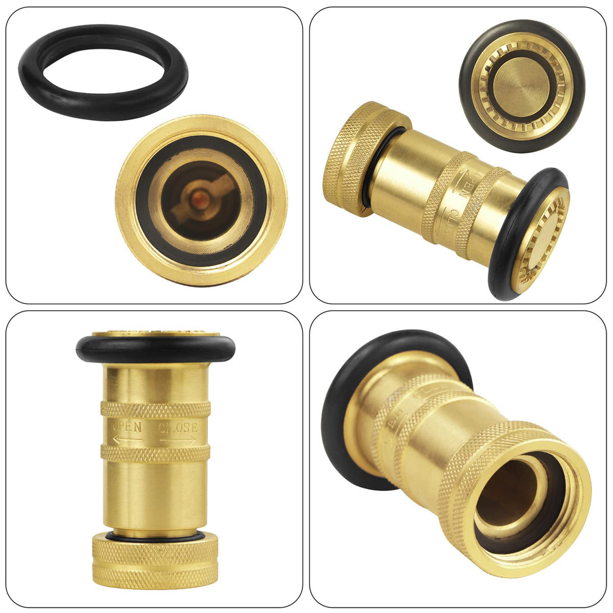 NOVINO 1 inch NPSH nozzle delivering 75 GPM.