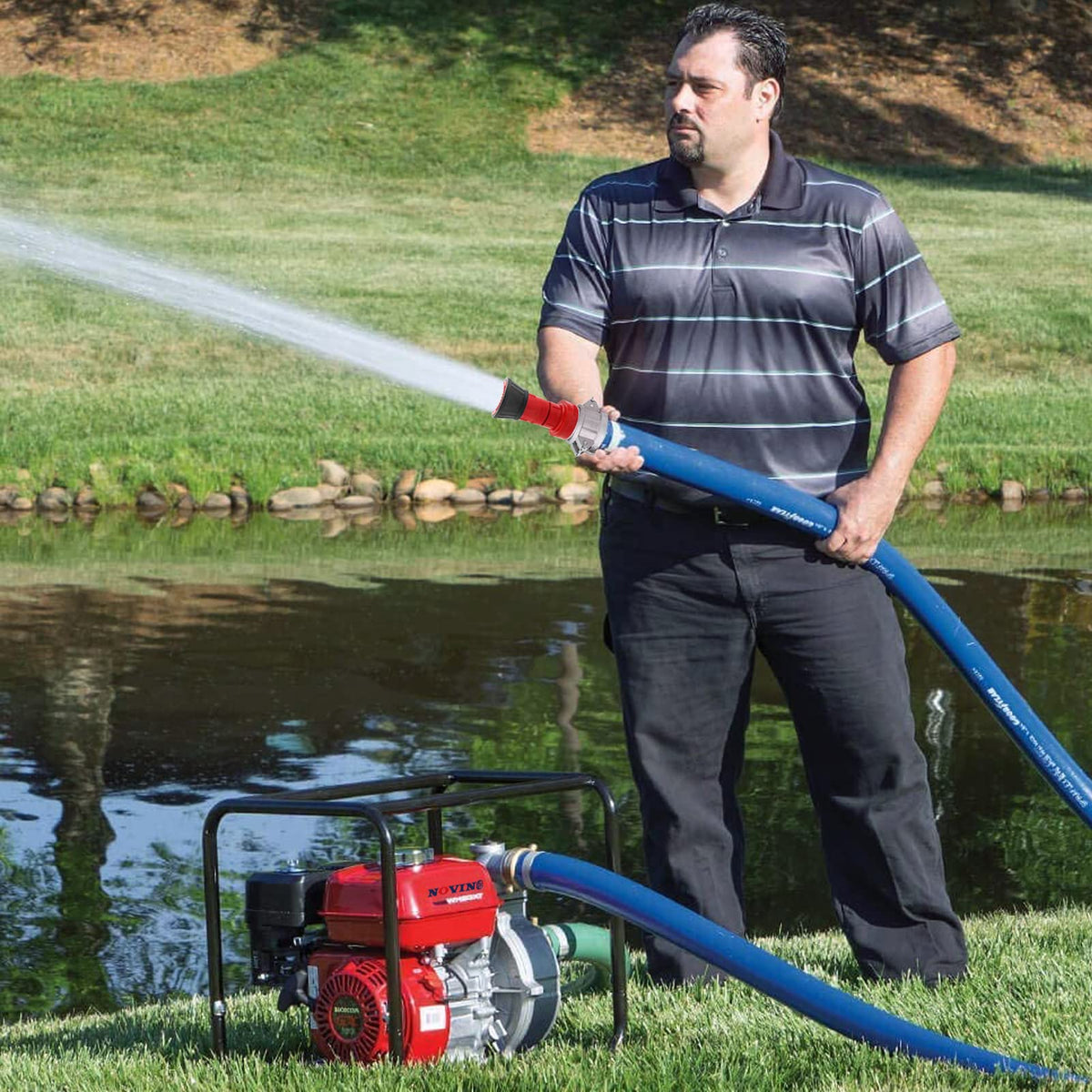 NOVINO nozzle ideal for driveways, pads, greenhouse watering and irrigation