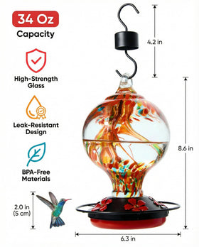 Novoto gift-inner-glass-decor elevates garden aesthetics as a handcrafted gift.
