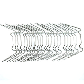 Novsix mini greenhouse clips hanging 100pcs securing covers in windy conditions.