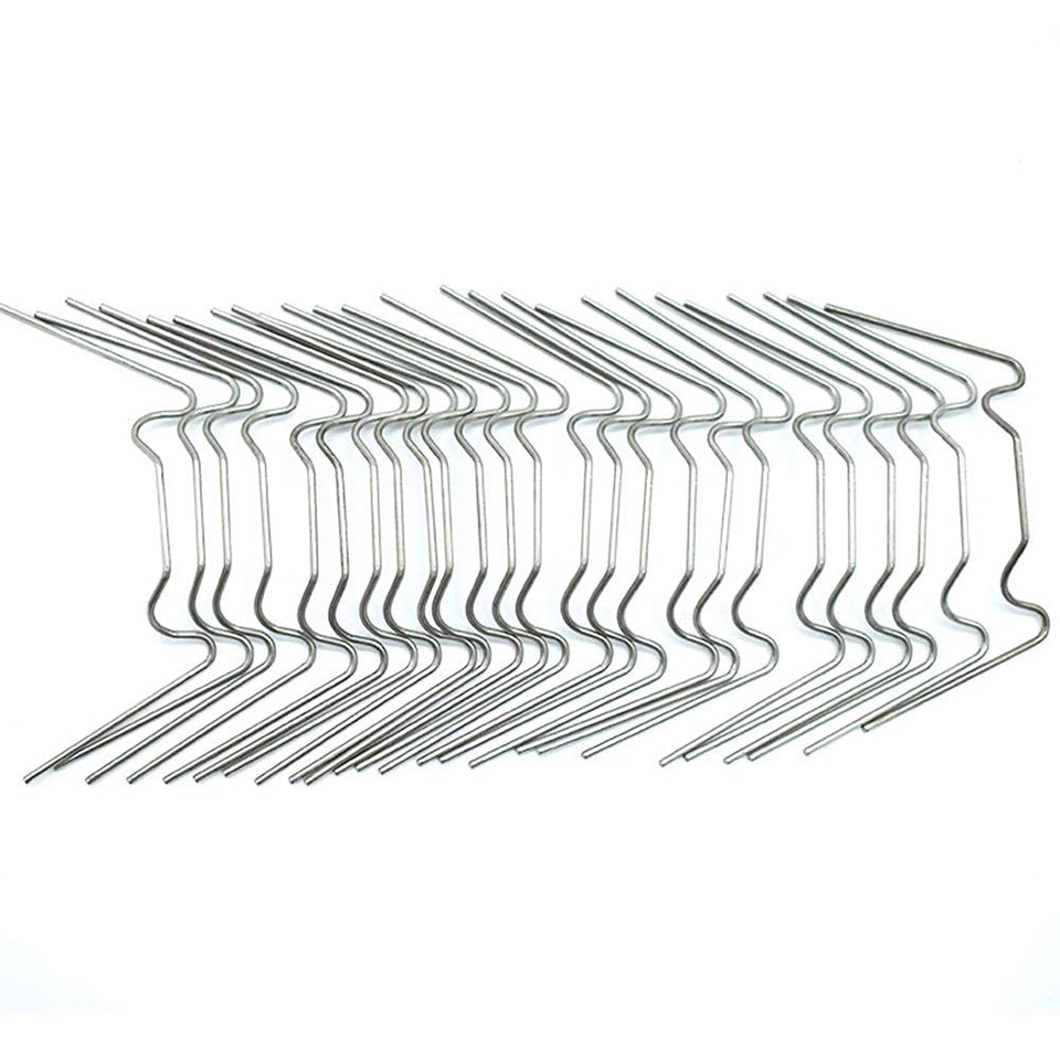 Novsix mini greenhouse clips hanging 100pcs securing covers in windy conditions.