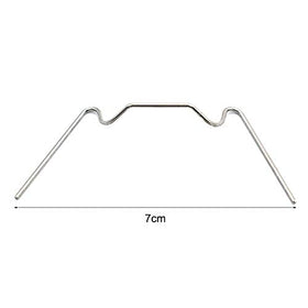 Novsix smooth-edge metal clips prevent scratches while suspending frost blankets.