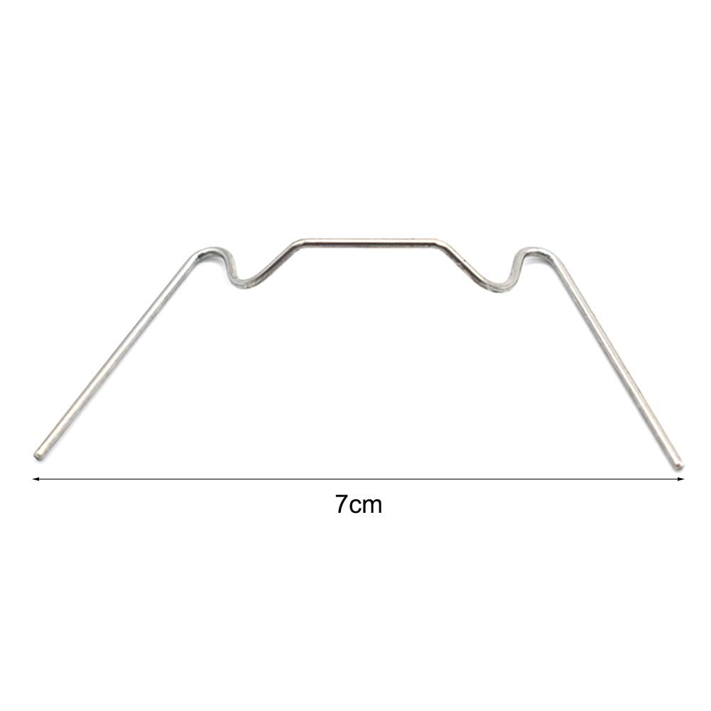 Novsix wire clips designed for netting and films in gardens.