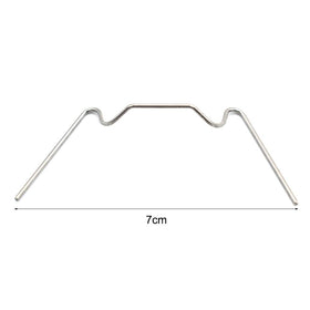 Novsix wire clips designed for netting and films in gardens.