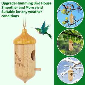 NOVWANG hummingbird house in garden decor adds liveliness to the space