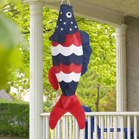 NOVWANG outdoor windsock uses durable polyester for year round use