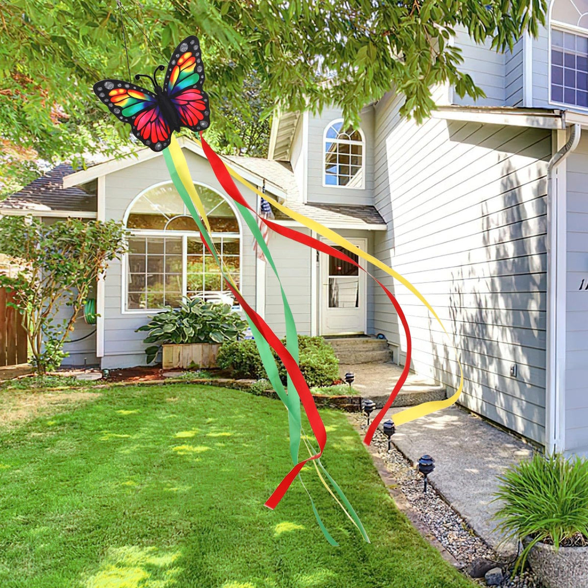 NOVWANG outdoor yard flag windsock doubles as decorative and indicator