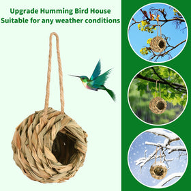 NOVWANG weather-resistant reed hut withstands sun, rain, and wind for long-lasting use.
