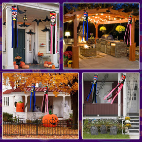 NOVWANG windsock outdoor flag elevates garden curb appeal with bright colors