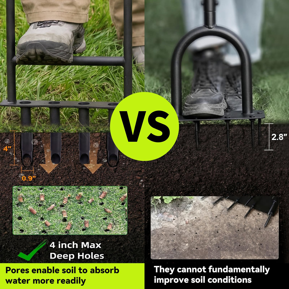 Nowcamp clog removal tool keeps aeration smooth by clearing clogs.