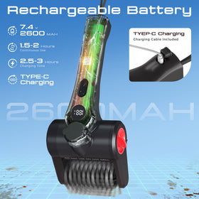 Nozrix electric grill brush water spray system for easy, damp cleaning.