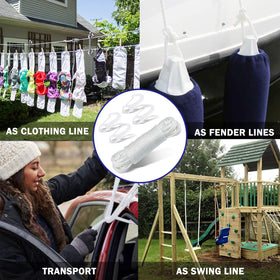 NQ durable nylon material resists fraying for reliability