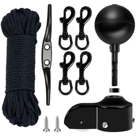 NQ flagpole ball topper 3in black adds curb appeal and a finished look.