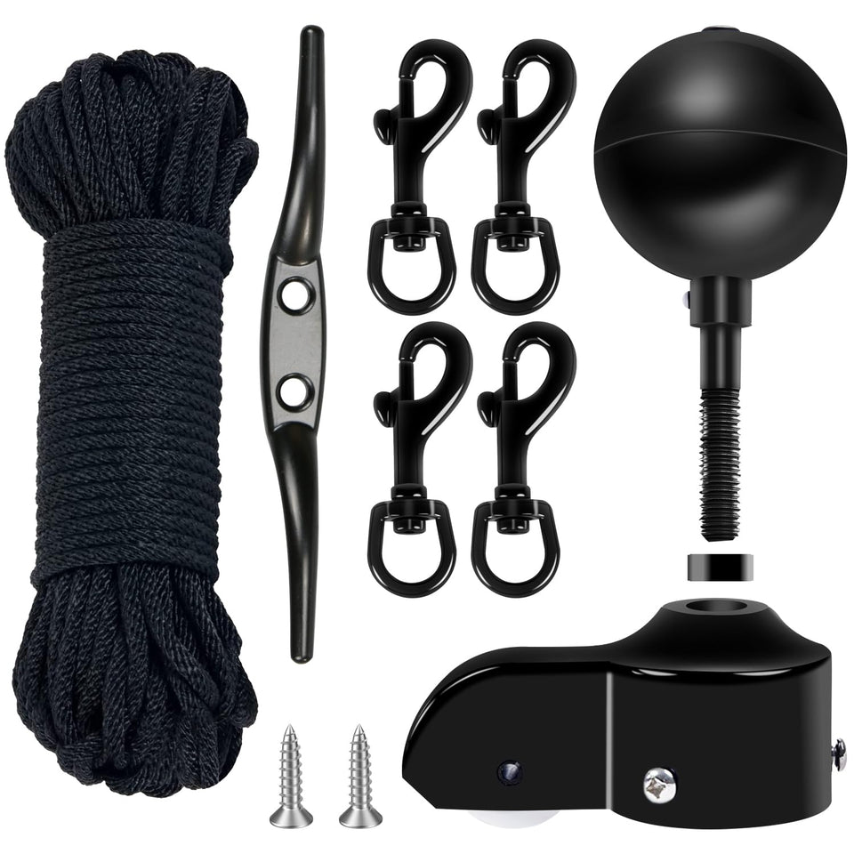 NQ flagpole ball topper 3in black adds curb appeal and a finished look.