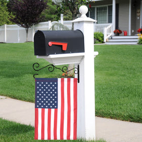 NQ Garden Flag Wall Hanger flag stopper provides secure flag anchoring.