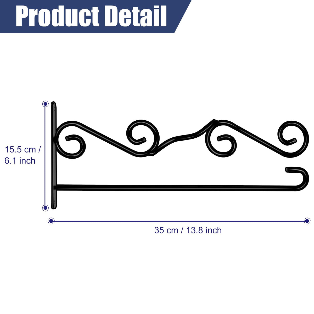 NQ Garden Flag Wall Hanger on mailbox demonstrates easy porch display.