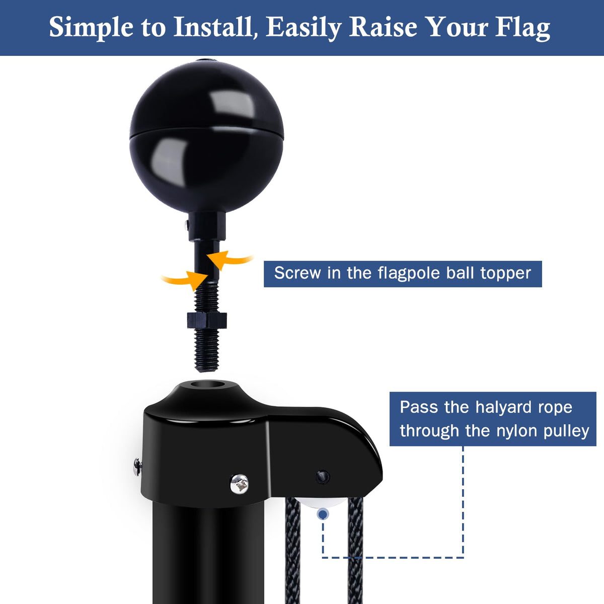 NQ no-assembly topper installs quickly for a seamless appearance.