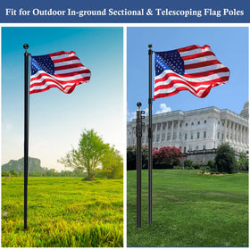 NQ truck flagpole topper provides a refined finish for mobile setups.