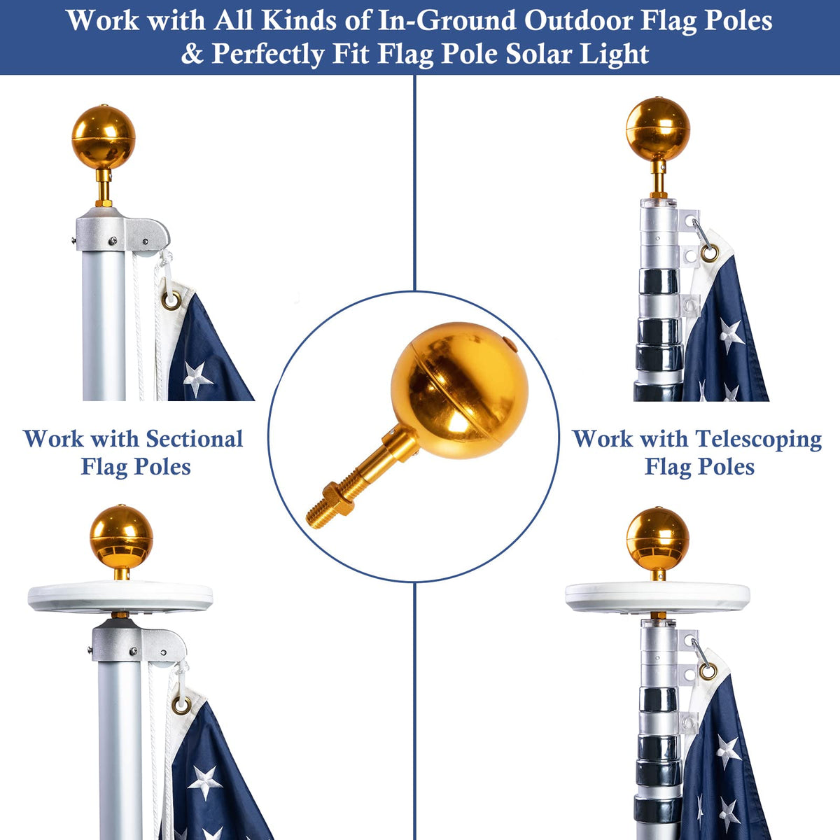 NQ universal fit works with most flagpoles and trucks