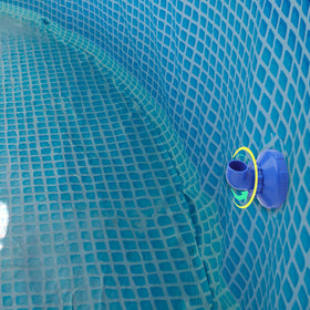 NQEUEPN blue pool nozzle offers simple setup and reliable performance.