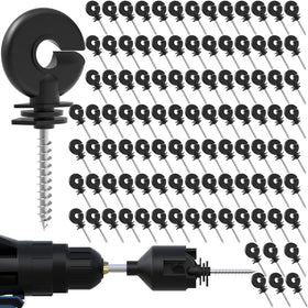 NQN electric fence insulator ring for secure wire mounting in outdoor fences