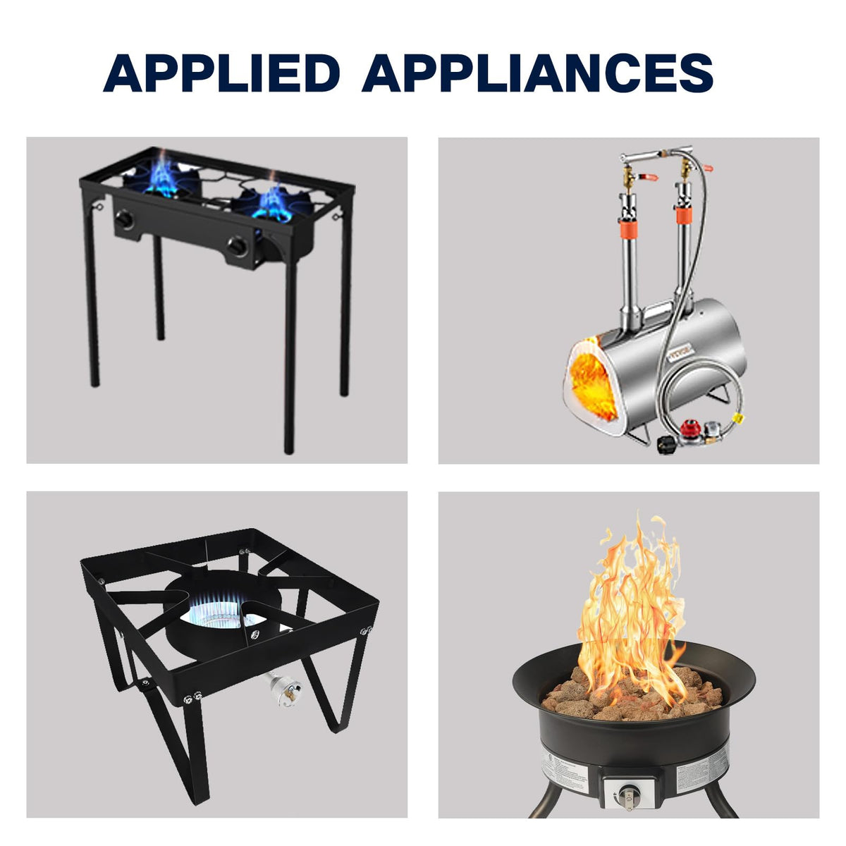 NQN excess flow protection helps prevent gas shutoff during use.