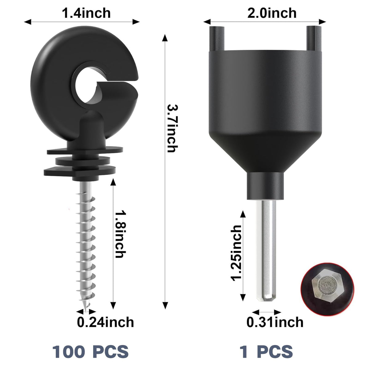 NQN patent-design insulator socket tool enables drill-ready installation