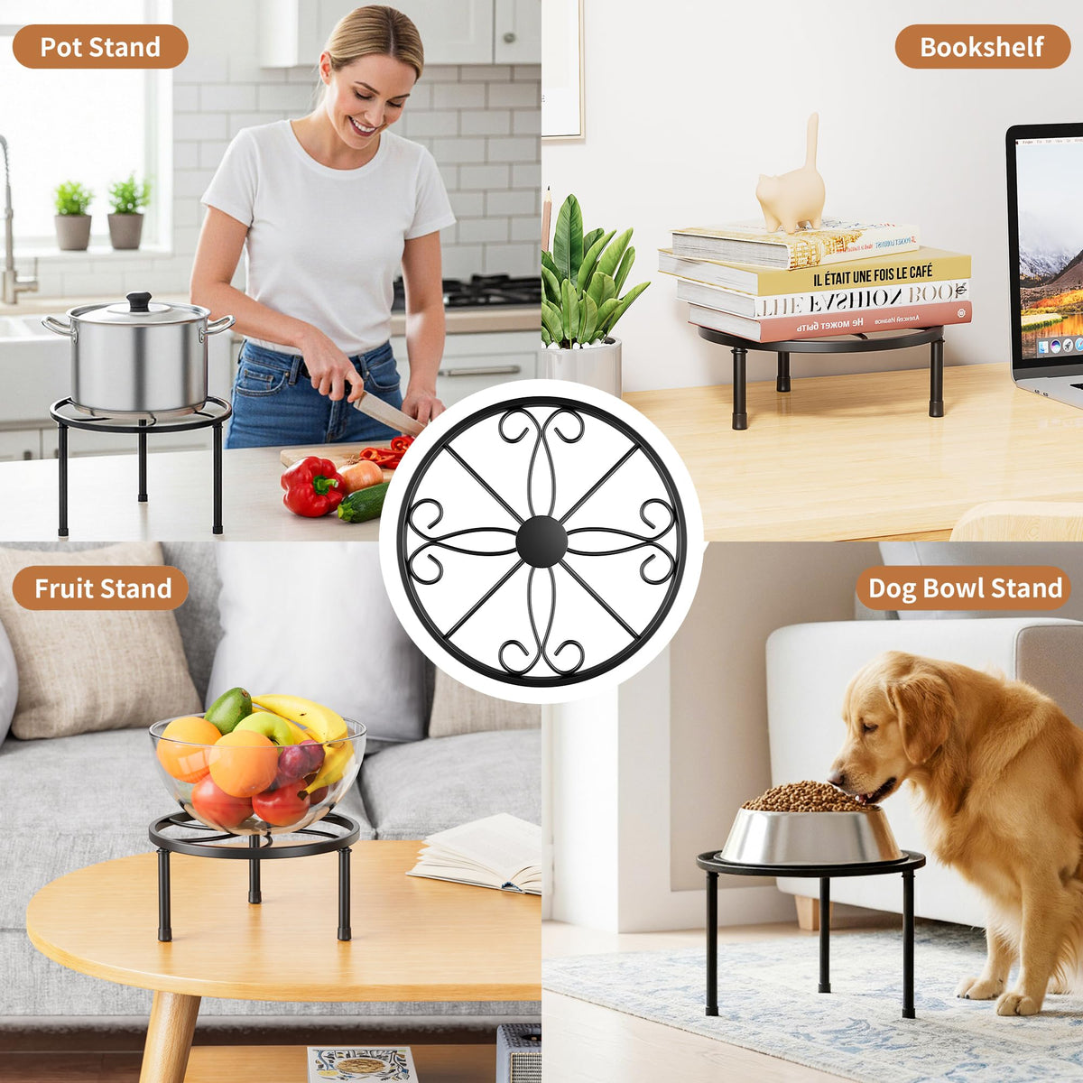 NQW indoor-outdoor decor with five stands highlighting versatile display ideas
