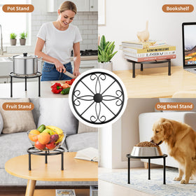 NQW indoor-outdoor decor with five stands highlighting versatile display ideas
