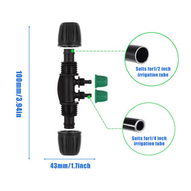 NRWRTY 12-pcs pack supports expanding drip lines quickly and reliably.