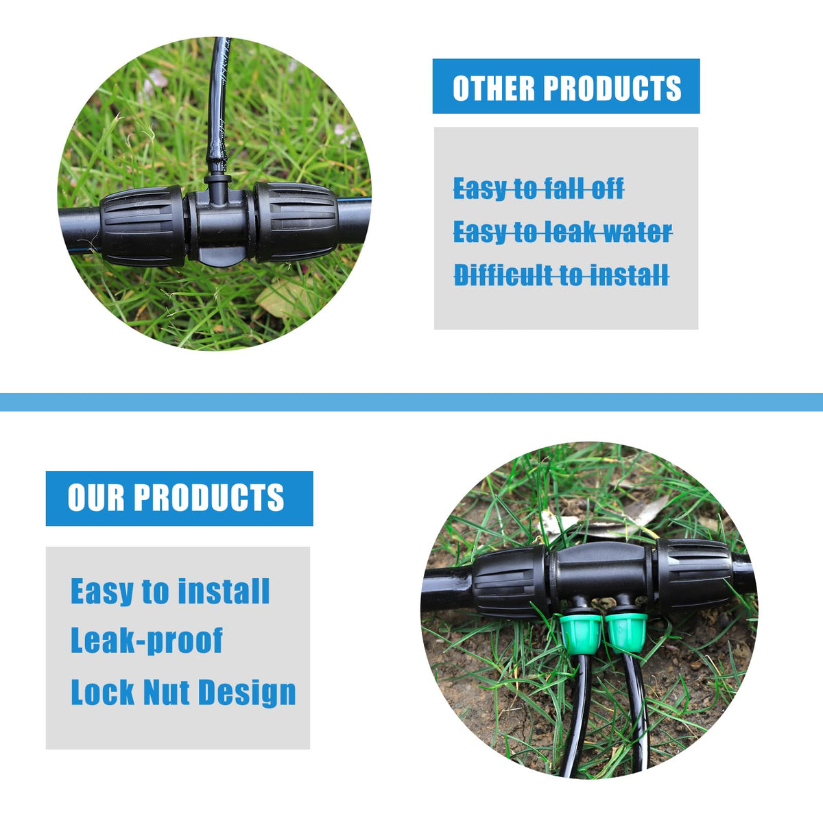 NRWRTY durable ABS construction resists weather and wear in outdoor systems.