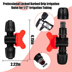 NRWRTY anti-drop drip irrigation fittings ensure secure tubing connections