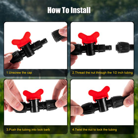 NRWRTY easy-fit connections simplify irrigation setup