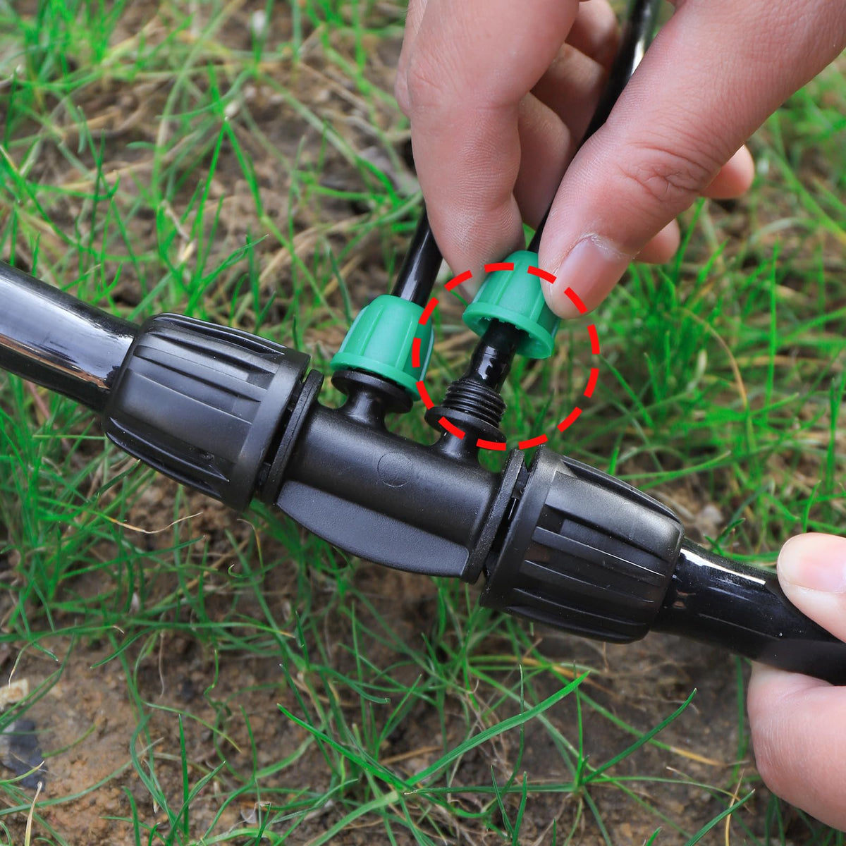 NRWRTY leak-proof connection minimizes maintenance for gardens, greenhouses, and patios.